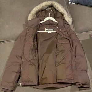 Women’s Columbia Puffer Jacket with faux fur hood
